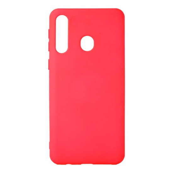 Capa de Silicone Macio para Samsung Galaxy A20/A30 Vermelho